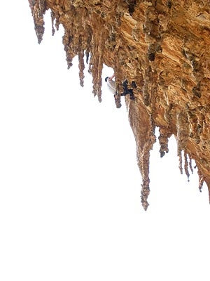 Kalymnos Grande Grotta - Kalymnos. Priapos 8a+.