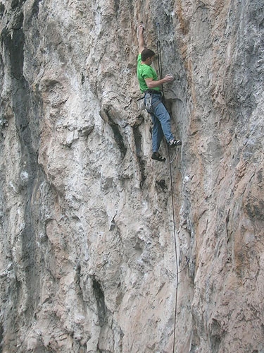 Madonna della rota, Lombardia, Italia - In arrampicata a Madonna della rota
