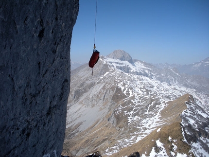 Presolana - On 16/03/2012 Daniele Natali and Tito Arosio carried out the first winter ascent of Via Paco.