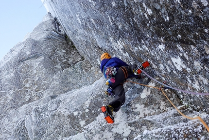 Dave Macleod winter climbing in Scotland