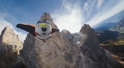 Paralpinism: Marco Milanese's BASE jump from the Dolomites Vajolet Towers