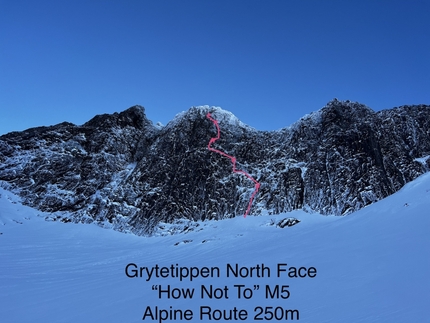 Fay Manners, Freja Shannon and the mixed climb 'How not to' on Senja Island in Norway