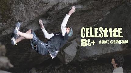 Dave Graham making the first ascent of Celestite 8C+ in Val Bavona