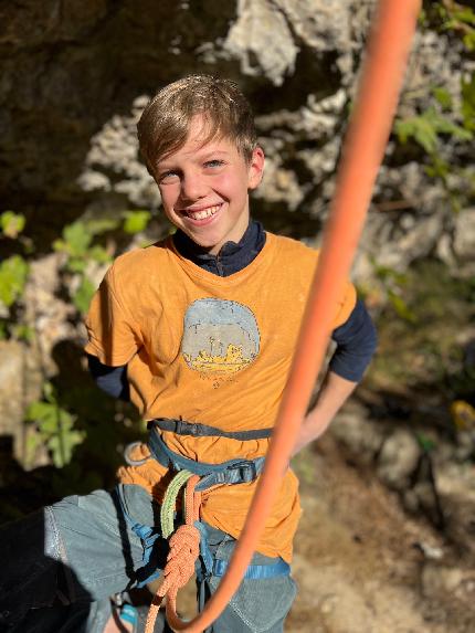 Andrea Locatelli - Il 13enne climber bergamasco Andrea Locatelli