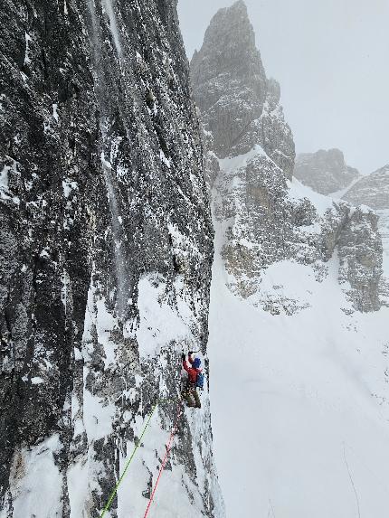 Il Cigno Nero, new mixed climb on Cima Falkner in Brenta Dolomites