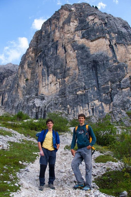 Via Africa, Torre delle Mesules Est, Dolomiti - Martin Dejori e Alex Walpoth