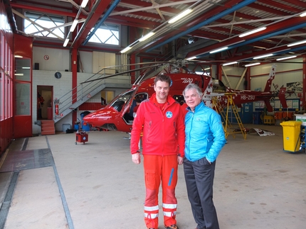 Master Medicina di Montagna - Dott. Luigi Festi. e Oliver Reisten, responsabile medico di Air Zermatt