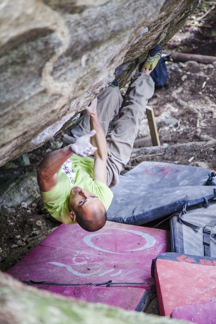 Melloblocco 2013 - Enrico Baistrocchi su Climb for life man