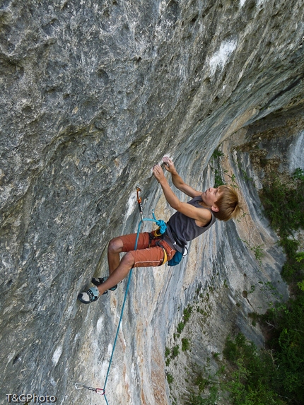 Tito Traversa - Tito Traversa climbing at the Gorges du Tarn