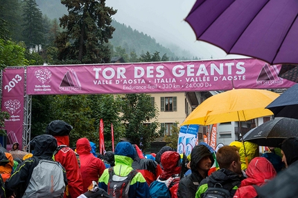 Tor des Geants 2013 - Getting ready in the rain