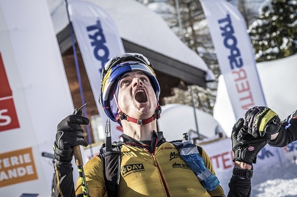 Ski mountaineering World Cup 2016, Les Marécottes, Switzerland - Ski mountaineering European Championship, Individual Race 05/02/2016: Anton Palzer