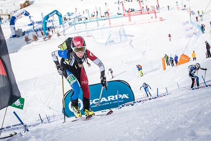 33rd Transcavallo, Alpago - Ski mountaineering world Cup 206, 33° Transcavallo: French athlete Laetitia Roux on her road to victory in the Sprint Race