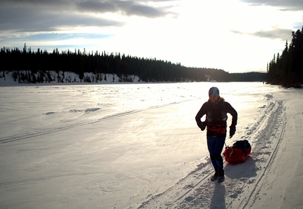 Montane Yukon Arctic Ultra, Canada - Michele Graglia, 100 miglia winner, durante il Montane Yukon Arctic Ultra 2016 in Canada