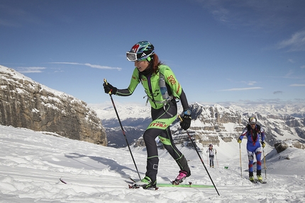 Scialpinismo: 42° Ski Alp Race Dolomiti di Brenta - Alba De Silvestro durante la 42° Ski Alp Race Dolomiti di Brenta
