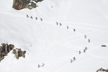 Scialpinsimo: Monte Rosa Ski Raid - Durante il primo Monte Rosa Ski Raid il 10/04/2016