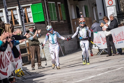 Scialpinsimo: Monte Rosa Ski Raid - Elena Nicolini e Laura Besseghini vincono il primo Monte Rosa Ski Raid il 10/04/2016