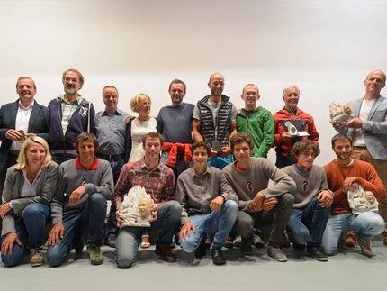 Karl Unterkircher Award 2016 - Group photo of the Karl Unterkircher Award 2016