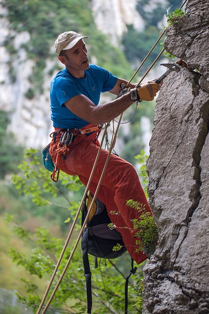 Frasassi Climbing Festival 2016 - Frasassi Climbing Festival 2016: Rolando Larcher, chiodatura