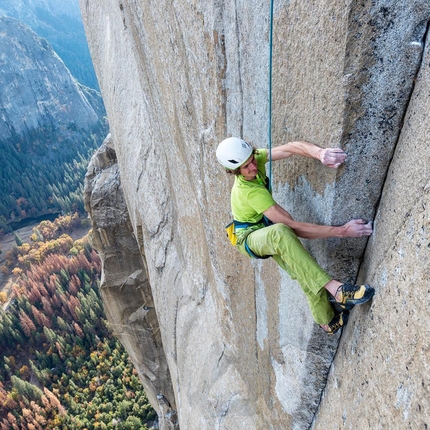 Adam Ondra, Dawn Wall, El Capitan, Yosemite - Adam Ondra attempting Dawn Wall, El Capitan, Yosemite