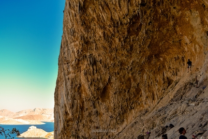 Kalymnos arrampicata - Kalymnos: Grande Grotta