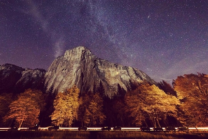 El Capitan, Yosemite - El Capitan di notte