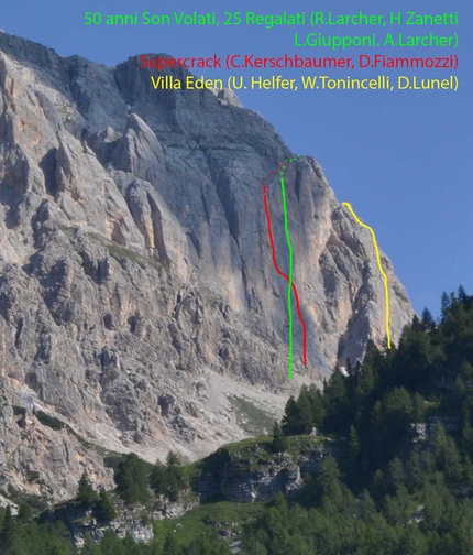 Malga Spora, Croz del Giovan, Dolomiti di Brenta - Monte Fibbion Parete Est, Dolomiti di Brenta