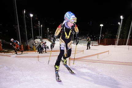 Campionati Italiani di sci alpinismo, Madonna di Campiglio - Federico Nicolini durante i Campionati Italiani di sci alpinismo 2016 a Madonna di Campiglio