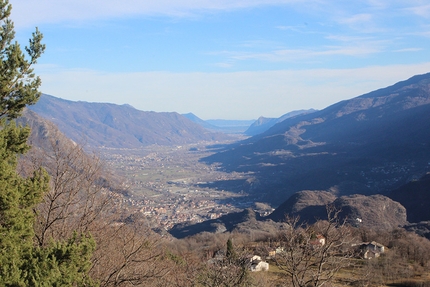 Gran Rotsa, Val Clarea, Valle di Susa - Panorama onto the valley