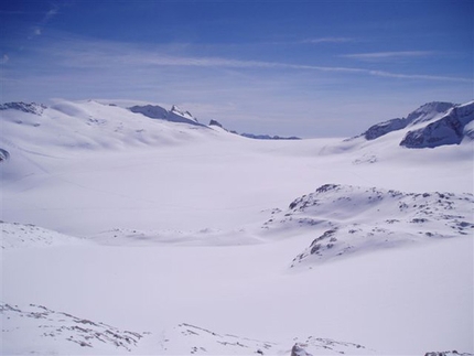 Scialpinismo Adamello - Adamello Tour - Pian di Neve dal Passo Venezia