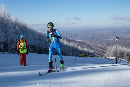 Coppa del Mondo di Scialpinismo 2018 - Durante la prima tappa della Coppa del Mondo di Scialpinismo 2018 a Wanlong in Cina: Vertical Race