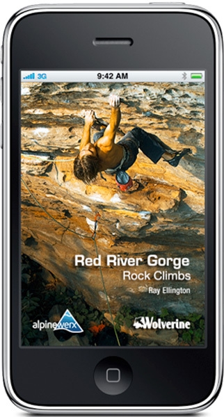 Red River Gorge, climbing iPhone app