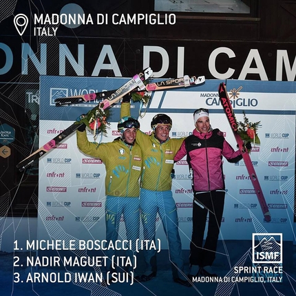 A Campiglio Michele Boscacci vince gara e Coppa del Mondo di scialpinismo