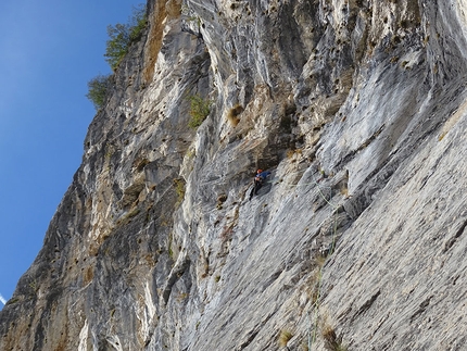 Monte Brento, in Valle del Sarca una nuova via di Pellegrini, Salvaterra e Tait