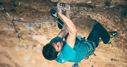 Stefano Ghisolfi climbing Perfecto Mundo, 9b+ at Margalef