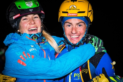 Campionati Italiani di scialpinismo 2018, Valtournenche - Alba De Silvestro e Michele Boscacci sono i nuovi campioni italiani di scialpinismo nella specialità Vertical