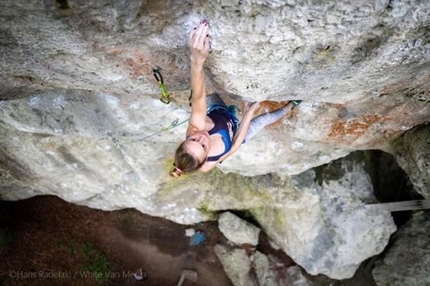Chiara Hanke in Frankenjura diventa la prima climber tedesca a salire il 9a