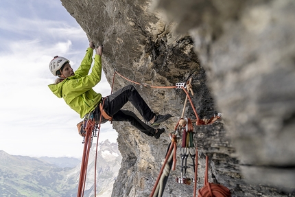 Eiger North Face Meltdown established rope solo by Robert Jasper