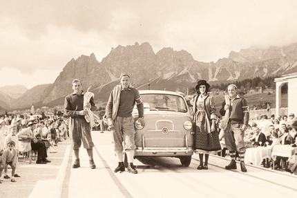 Rosso 70, online il film con le storie, l’alpinismo e la vita degli Scoiattoli di Cortina
