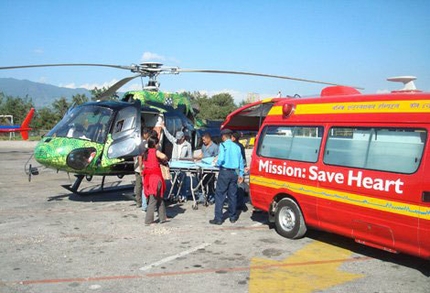 Himalaya and helicopter rescues - Rescuing a Nepalese