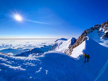 4609 metri di felicità condivisa con Tamara Lunger sul Monte Rosa