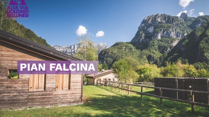 Valle del Mis, Dolomiti Bellunesi - Pian Falcina, in riva al lago del Mis in Valle del Mis (Dolomiti Bellunesi)
