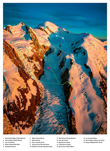 Alex Buisse, Mont Blanc Lines, Mont Blanc - Mont Blanc massif, Mont Blanc Lines