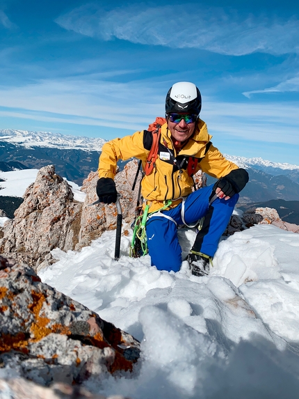 Simon Gietl completes first winter solo traverse of Geislerspitzen in Dolomites