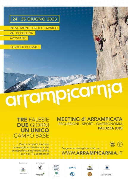 Arrampicarnia 2023, il prossimo weekend a Paluzza in FVG lo storico meeting di arrampicata