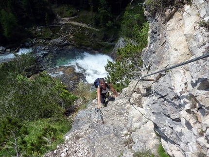 Dolomiti - Sentiero dei canyons e cascate, Fanis, Dolomiti