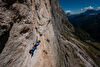 Edu Marin repeats Ego Land on Marmolada, Dolomites