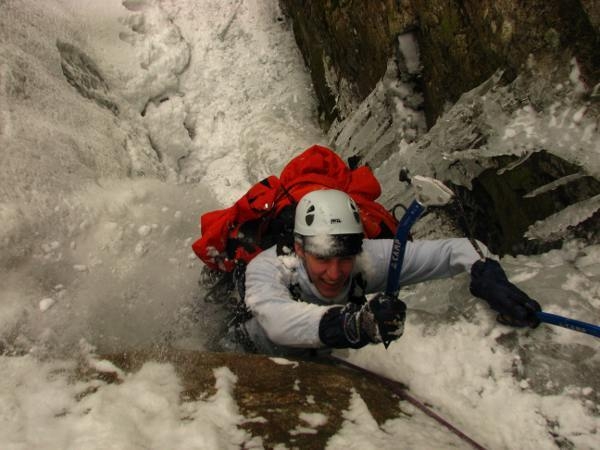 corso di arrampicata su cascate di ghiaccio