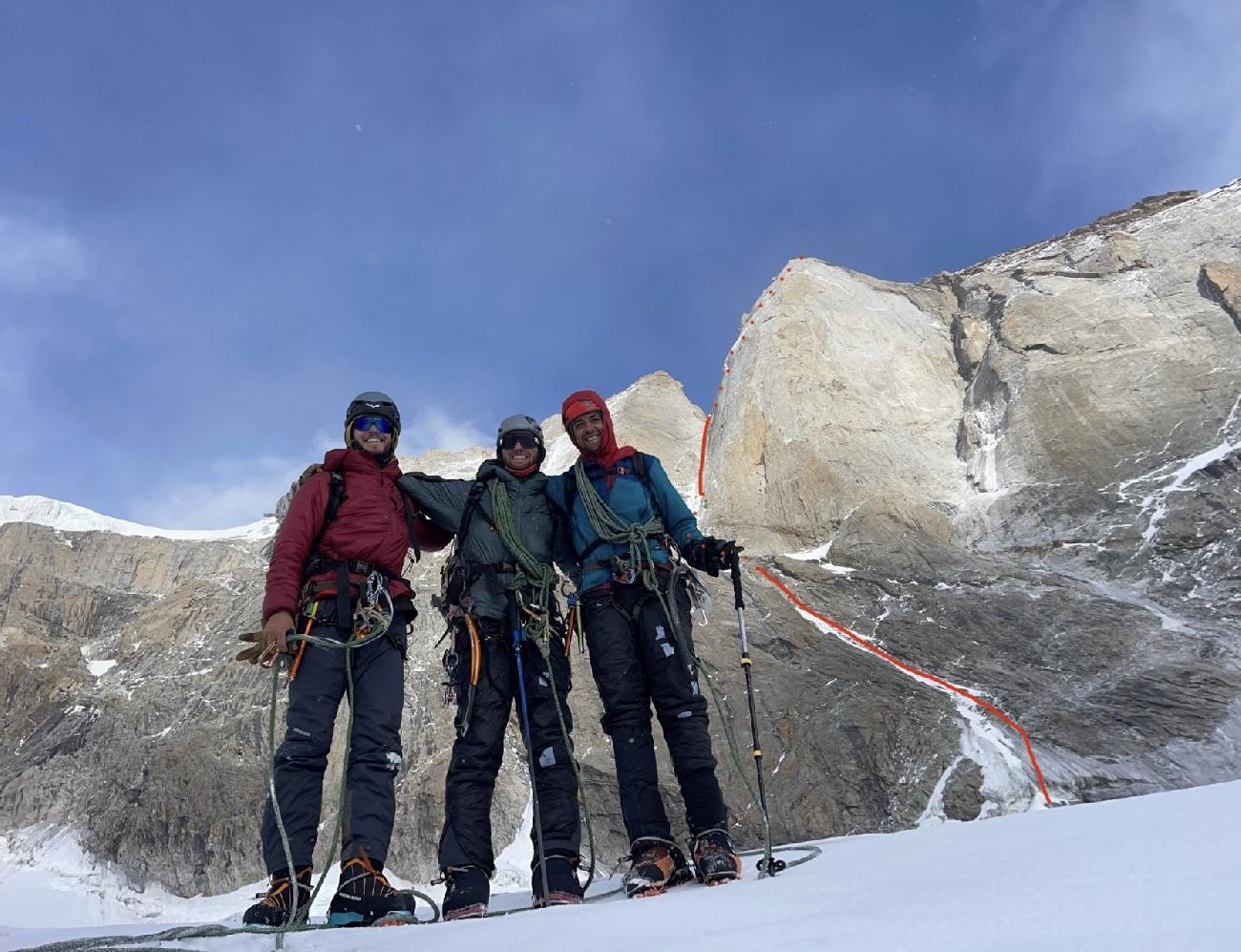 White Sapphine peak, Kishtwar Valley, India, Christian Black, Vitaliy Musiyenko, Hayden Wyatt