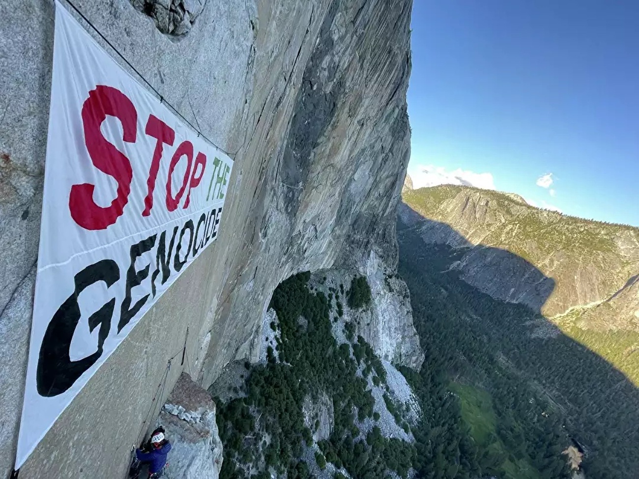 Stop the Genocide, El Capitan, Yosemite