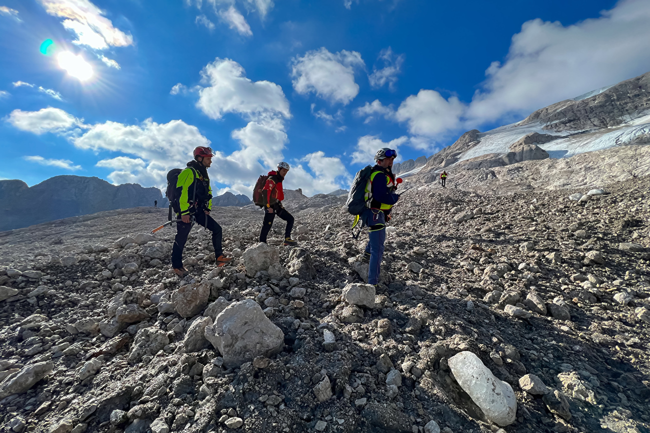 Marmolada avalanche Dolomites